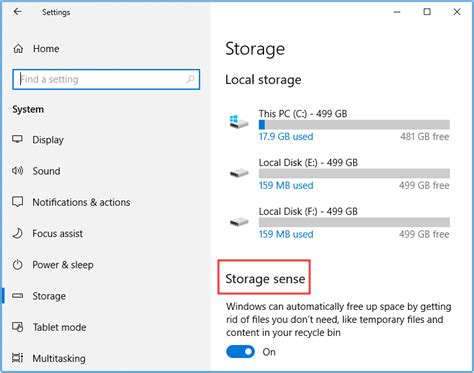 storagesense|storage sense locations.